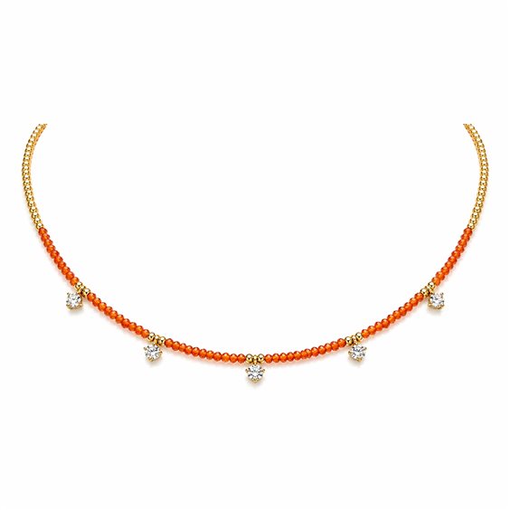 Collana Versari Donna in Argento C253-ARANCIO - C253-ARANCIO